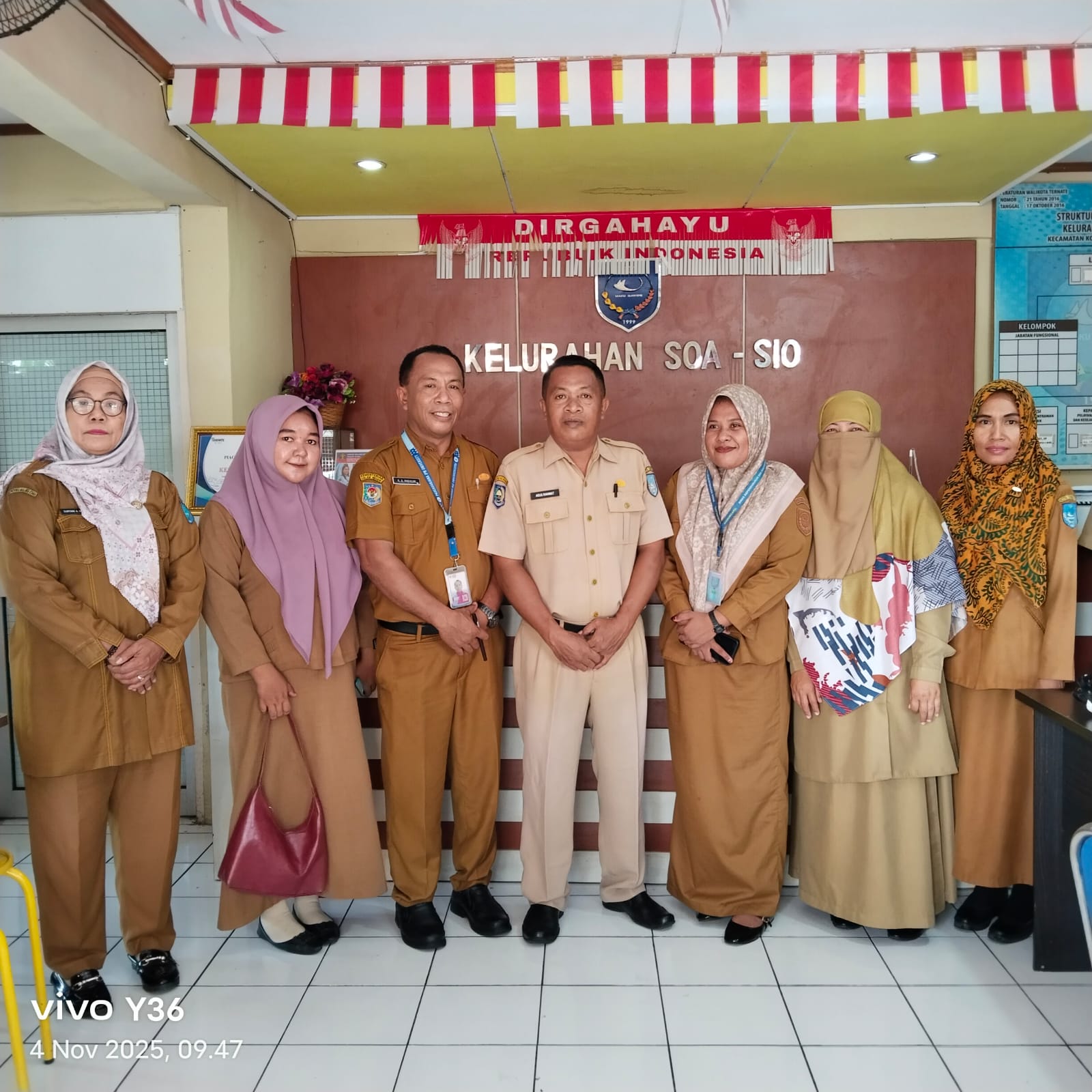 Kegiatan Pelayanan Jemput Bola dari Dukcapil di Kelurahan Soa Sio